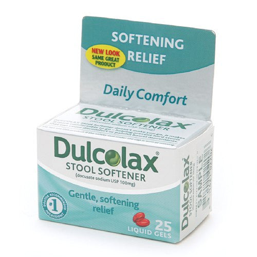 Dulcolax Stool Softener Liqui Gels - 25 Ea